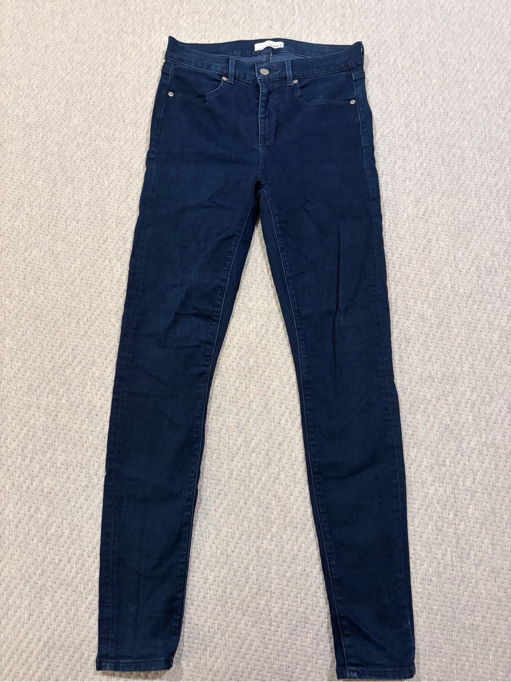 LOFT Made and Loved Dark Navy Skinny Jeans